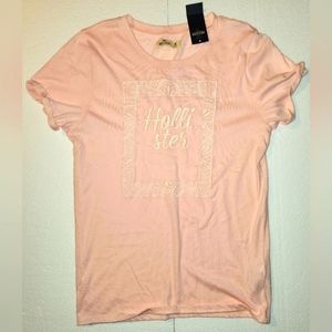 Light Pink Medium Lace Hollister Women's Tee